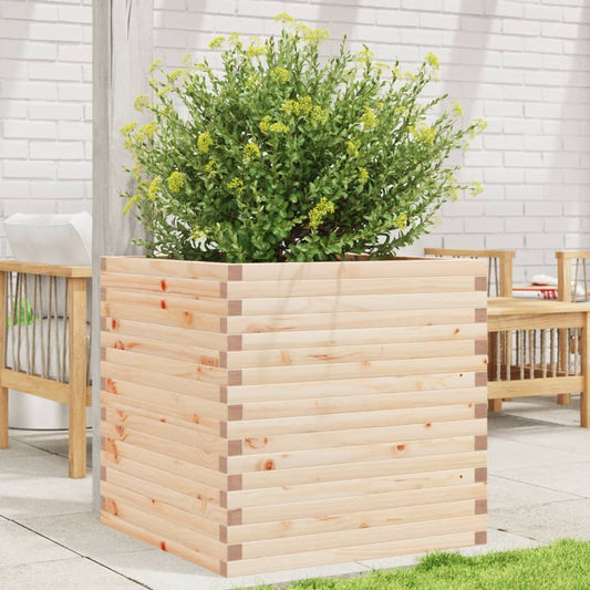 Garden Planter 70x70x68.5 cm Solid Wood Pine