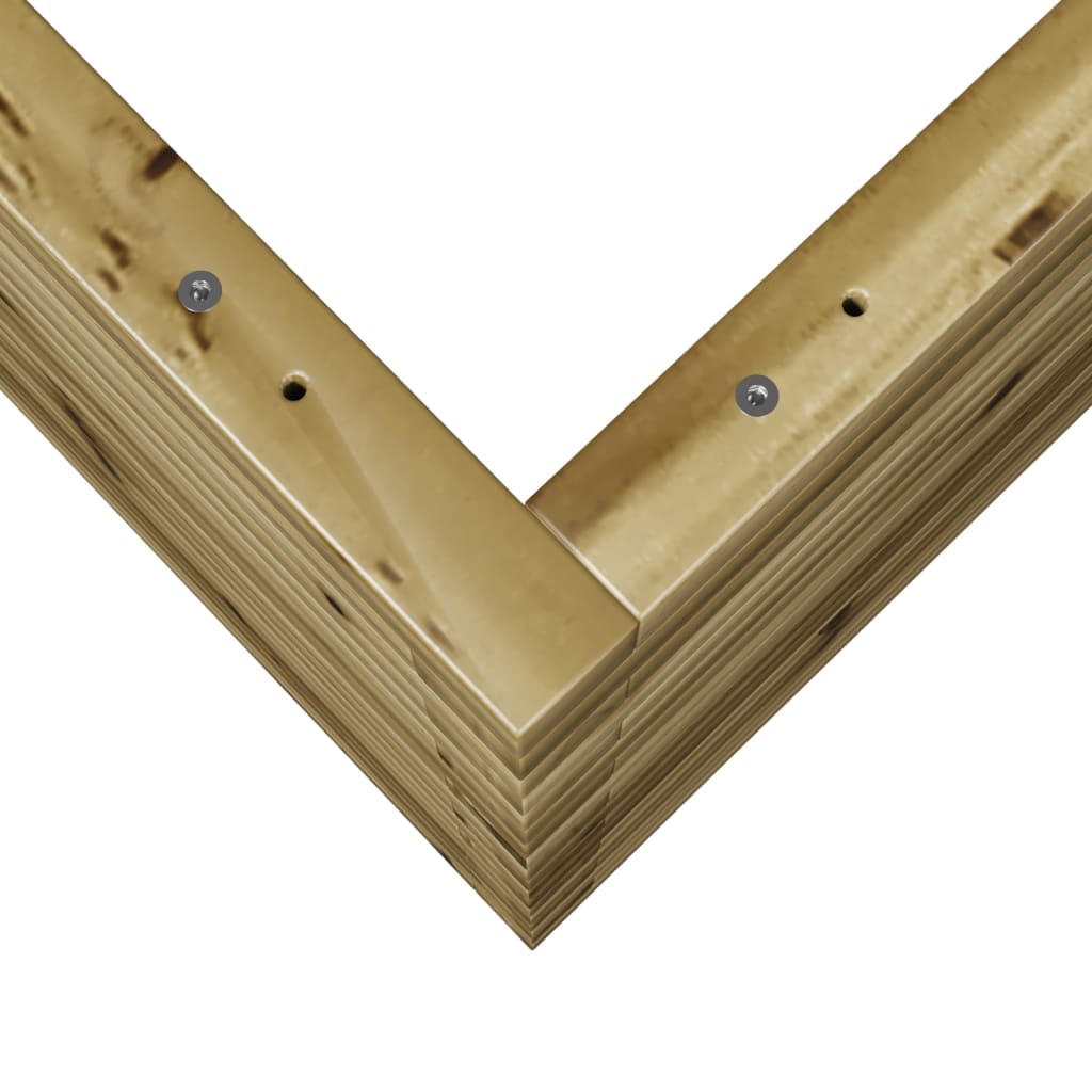 Garden Planter 70x70x68.5 cm Impregnated Wood Pine