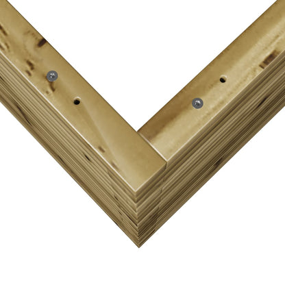 Garden Planter 70x70x68.5 cm Impregnated Wood Pine