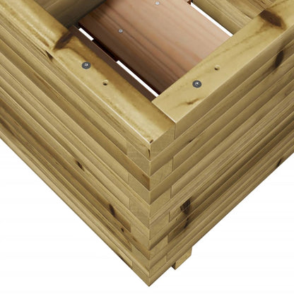 Garden Planter 50x50x49.5 cm Impregnated Wood Pine