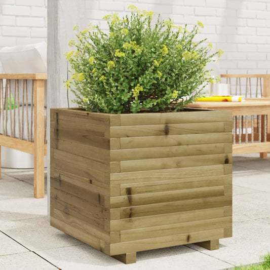 Garden Planter 50x50x49.5 cm Impregnated Wood Pine