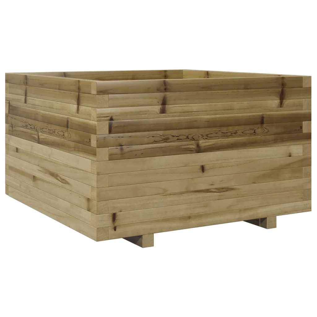 Garden Planter 80x80x49.5 cm Impregnated Wood Pine