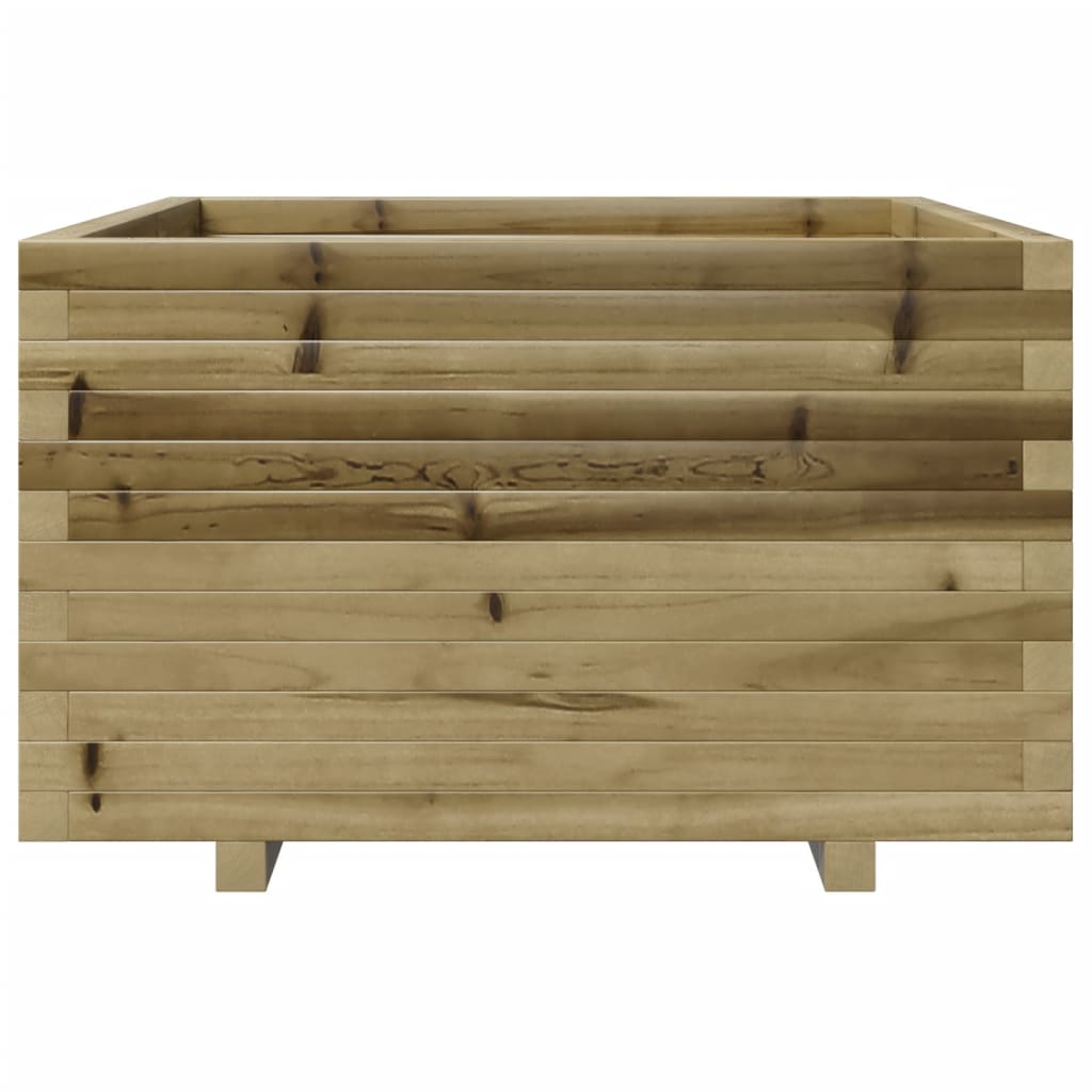 Garden Planter 80x80x49.5 cm Impregnated Wood Pine