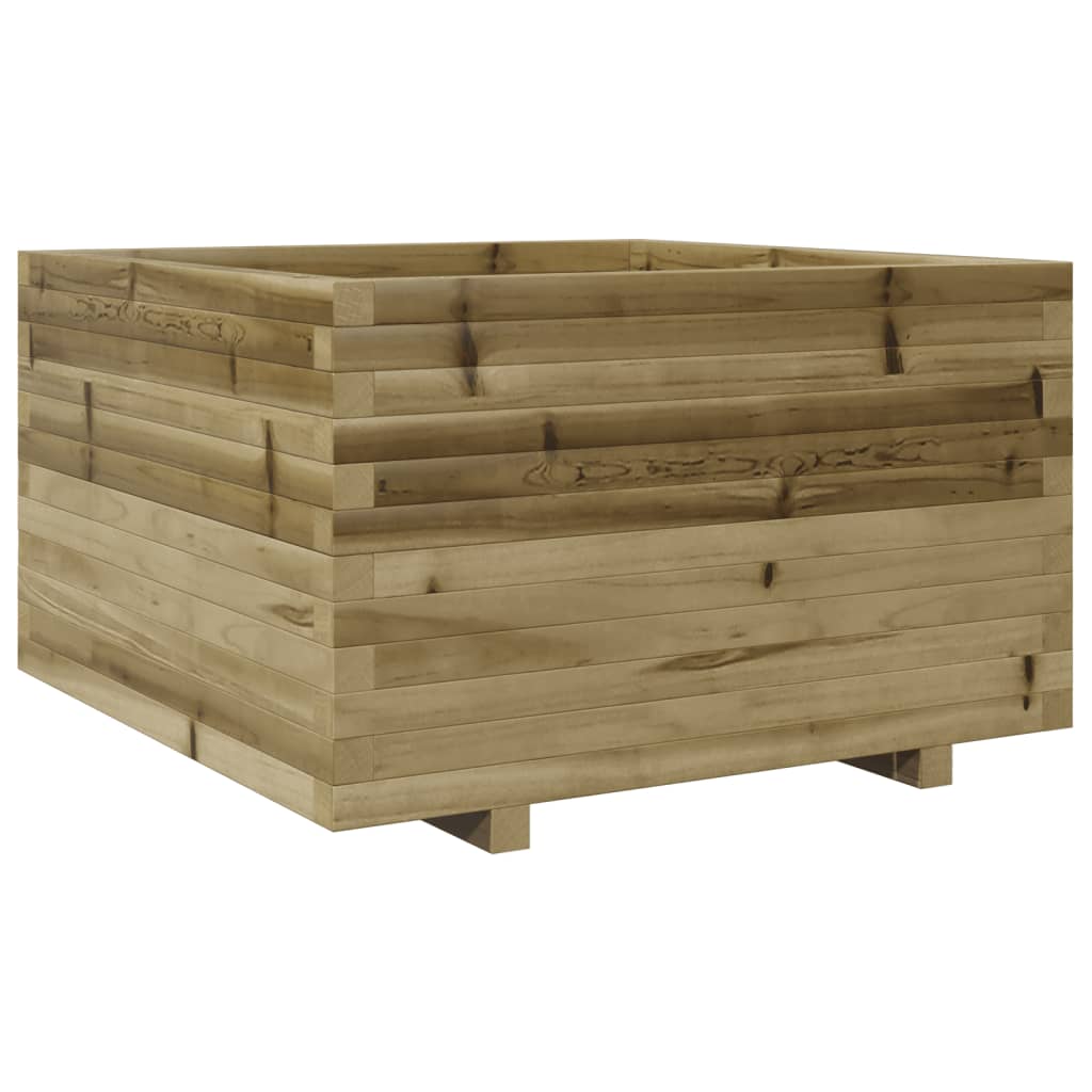 Garden Planter 80x80x49.5 cm Impregnated Wood Pine