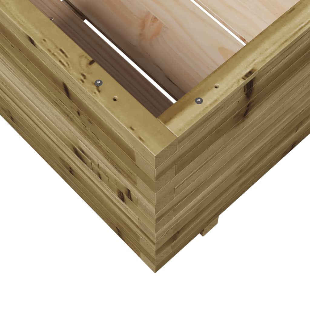 Garden Planter 80x80x49.5 cm Impregnated Wood Pine