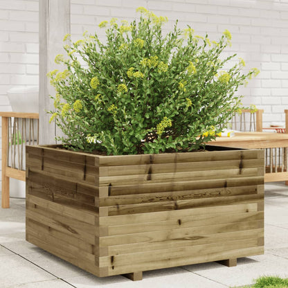 Garden Planter 80x80x49.5 cm Impregnated Wood Pine