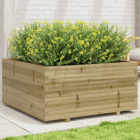 Garden Planter 100x100x49.5 cm Impregnated Wood Pine