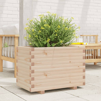 Garden Planter 70x40x49.5 cm Solid Wood Pine