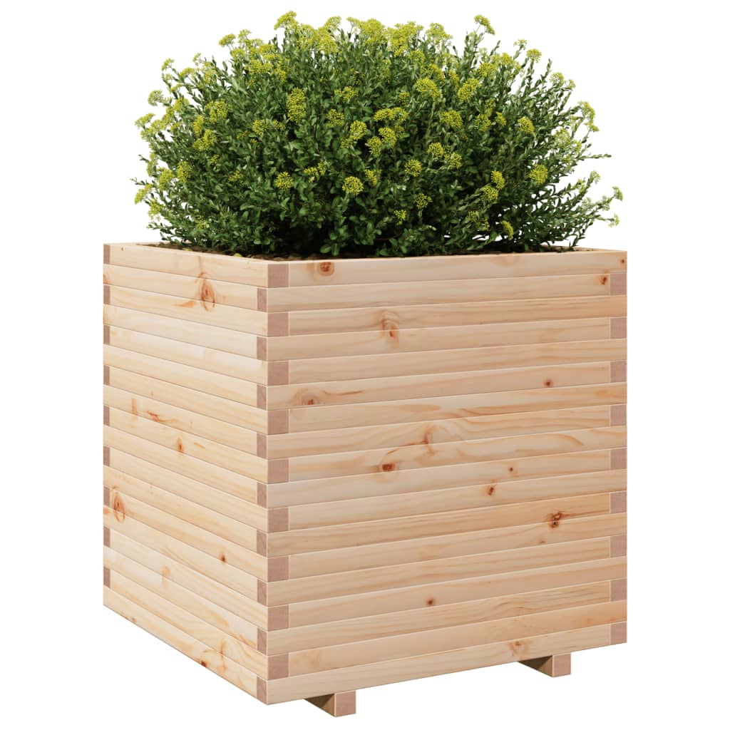 Garden Planter 70x70x72.5 cm Solid Wood Pine