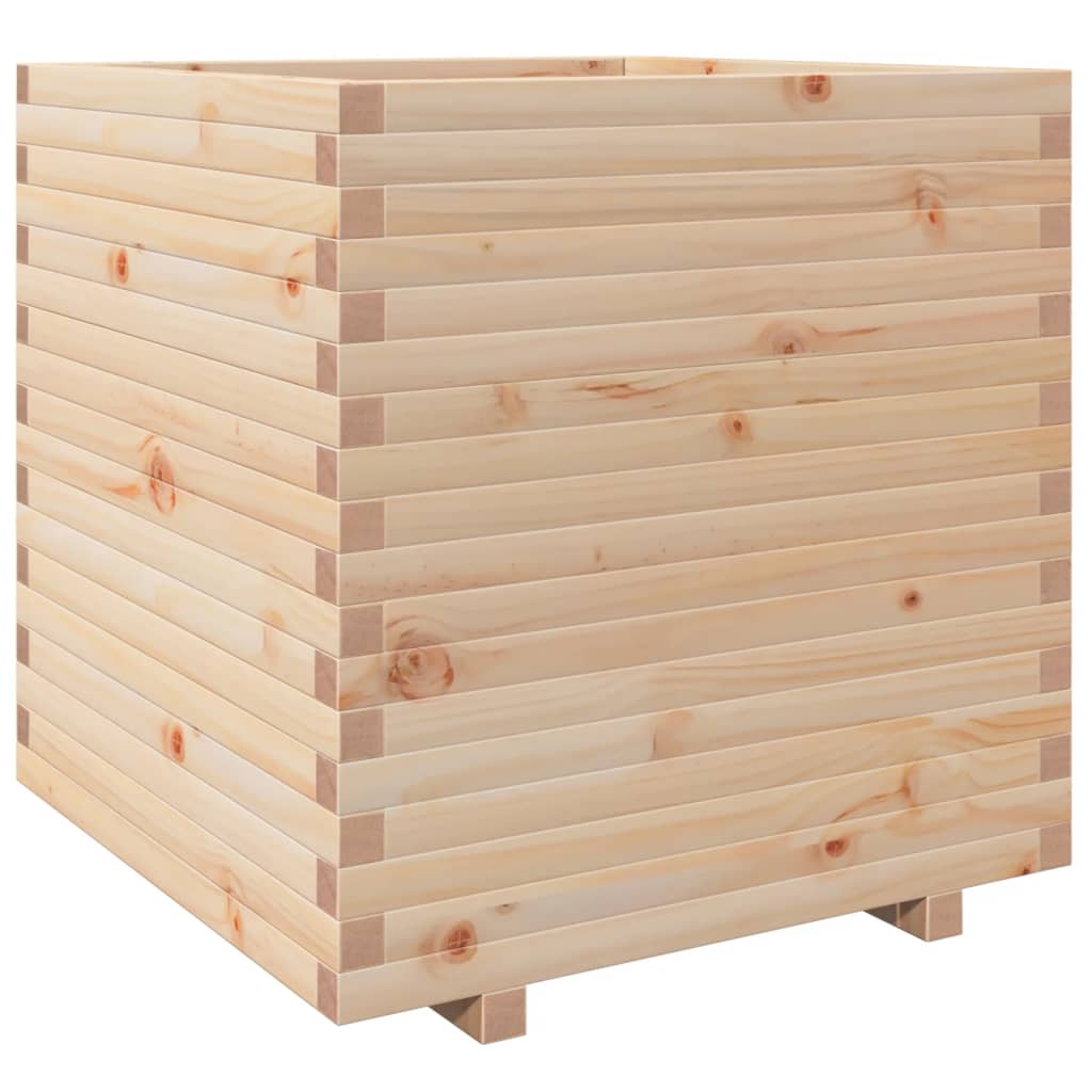 Garden Planter 70x70x72.5 cm Solid Wood Pine