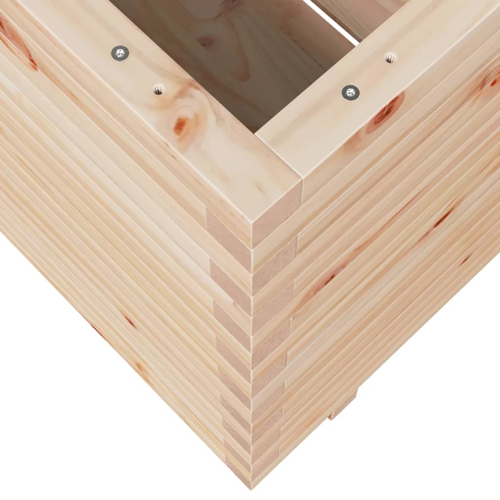 Garden Planter 70x70x72.5 cm Solid Wood Pine