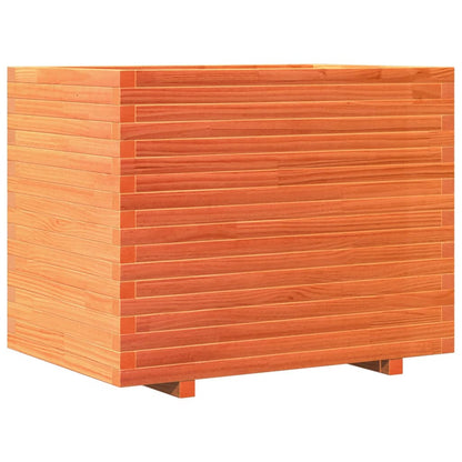 Garden Planter Wax Brown 90x60x72.5 cm Solid Wood Pine