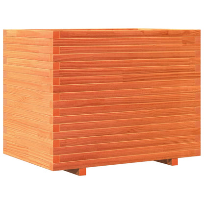 Garden Planter Wax Brown 90x60x72.5 cm Solid Wood Pine