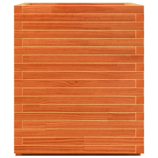 Garden Planter Wax Brown 90x60x72.5 cm Solid Wood Pine