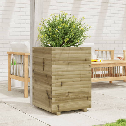 Garden Planter 50x50x72 cm Impregnated Wood Pine