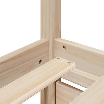 Bed Frame without Mattress 160x200 cm Solid Wood Pine