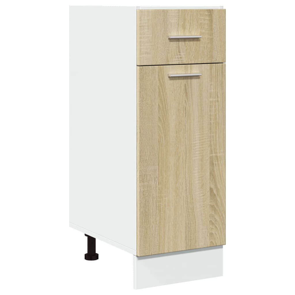 Drawer Bottom Cabinet Sonoma Oak 30x46x81.5 cm Engineered Wood