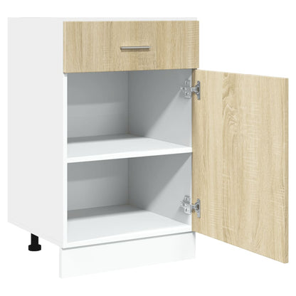 Drawer Bottom Cabinet Sonoma Oak 50x46x81.5 cm Engineered Wood