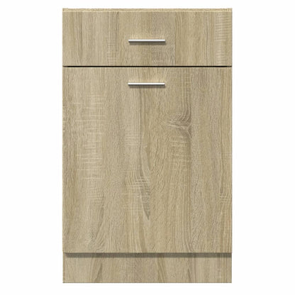 Drawer Bottom Cabinet Sonoma Oak 50x46x81.5 cm Engineered Wood