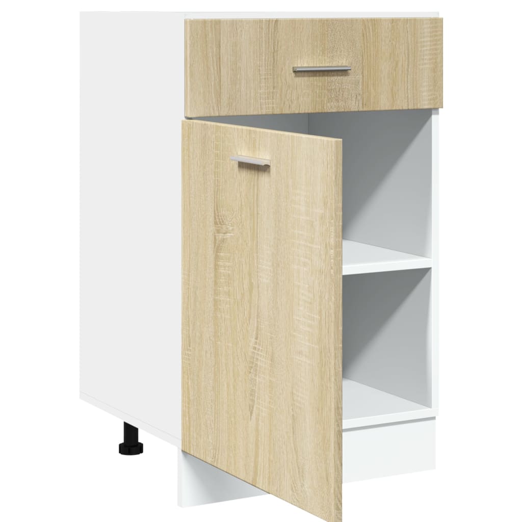 Drawer Bottom Cabinet Sonoma Oak 50x46x81.5 cm Engineered Wood