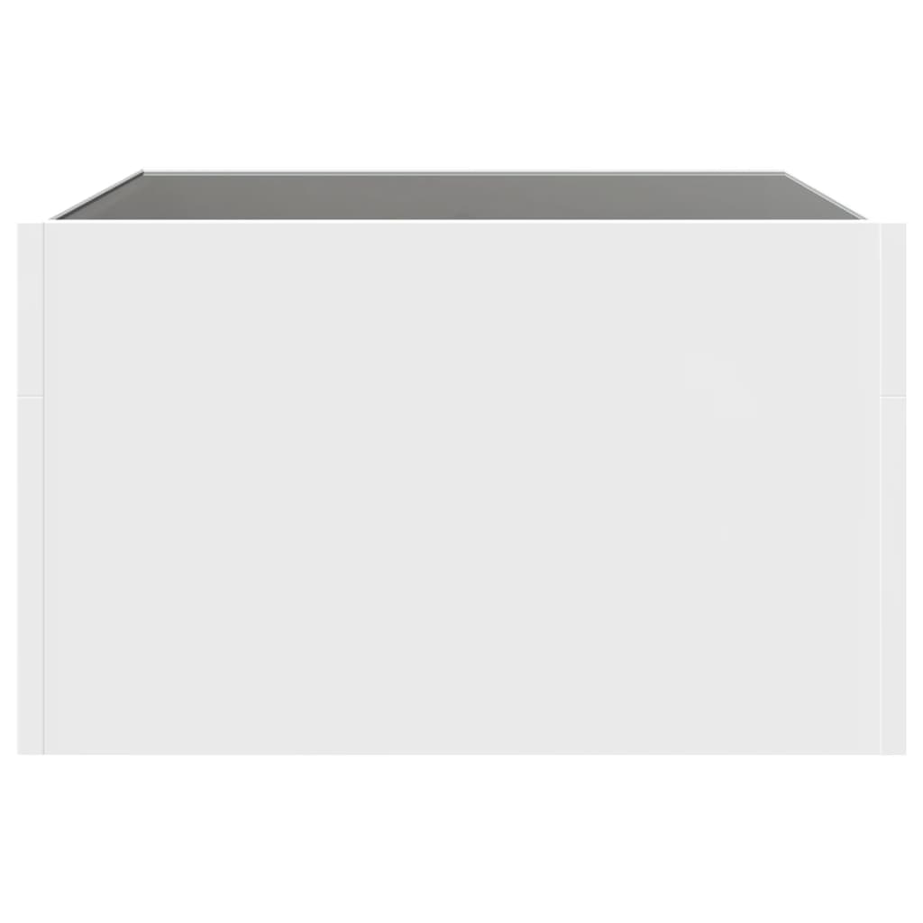 Coffee Table with Infinity LED White 50x50x30 cm