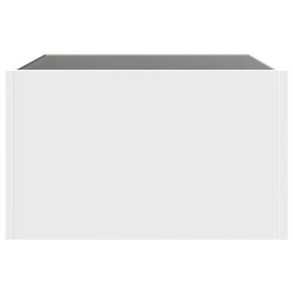 Coffee Table with Infinity LED White 50x50x30 cm