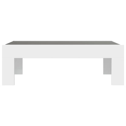 Coffee Table with Infinity LED White 90x50x30 cm