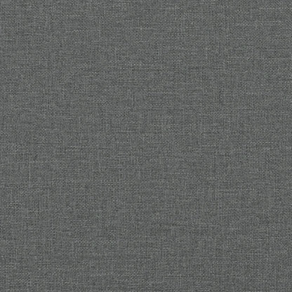 Bed Frame without Mattress Dark Grey 90x190 cm Single Fabric