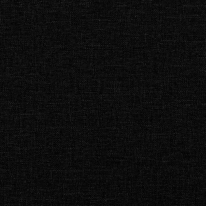 Bed Frame without Mattress Black 90x190 cm Single Fabric