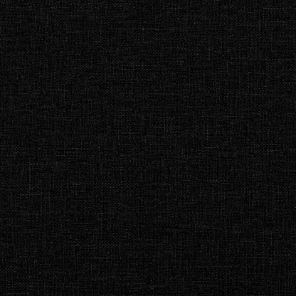 Bed Frame without Mattress Black Double Fabric