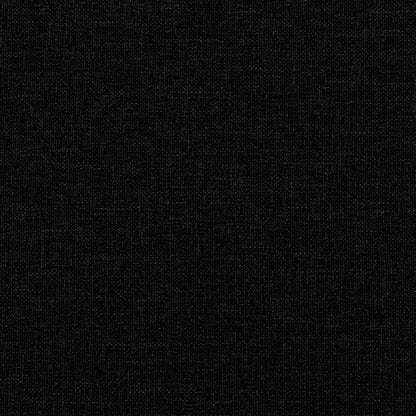 Bed Frame without Mattress Black Single Fabric