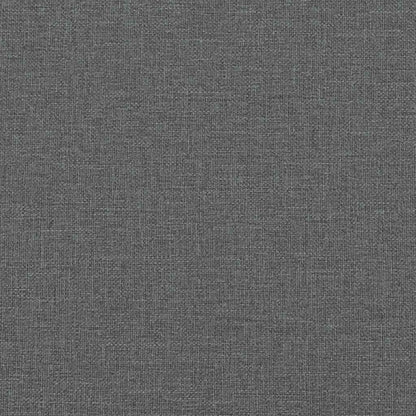 Bed Frame without Mattress Dark Grey Super King Fabric