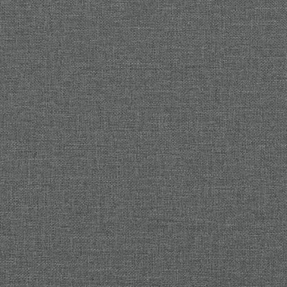 Bed Frame without Mattress Dark Grey 90x190 cm Single Fabric