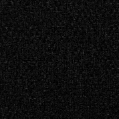 Bed Frame without Mattress Black Single Fabric