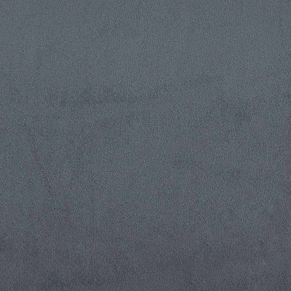 Bed Frame without Mattress Dark Grey Super King Velvet