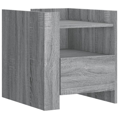 Bedside Cabinet Grey Sonoma 45x50x50 cm Engineered Wood