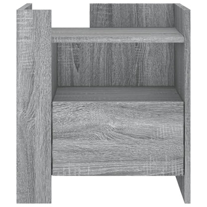 Bedside Cabinet Grey Sonoma 45x50x50 cm Engineered Wood