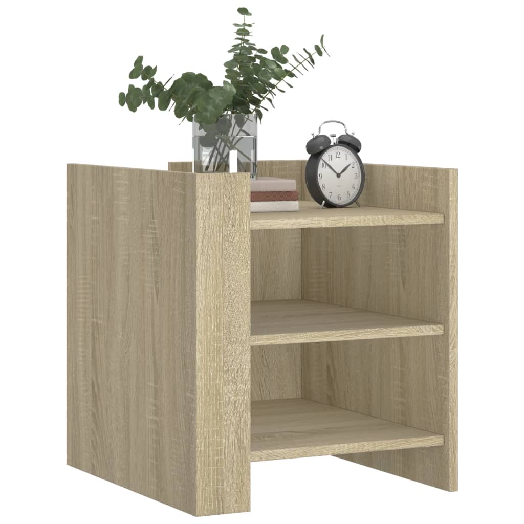 Bedside Cabinet Sonoma Oak 45x50x50 cm Engineered Wood