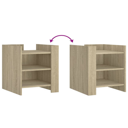 Bedside Cabinet Sonoma Oak 45x50x50 cm Engineered Wood