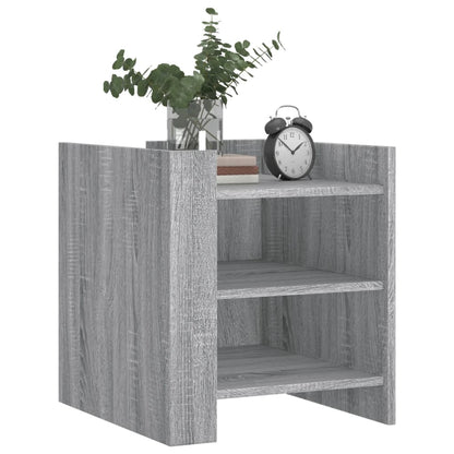 Bedside Cabinet Grey Sonoma 45x50x50 cm Engineered Wood