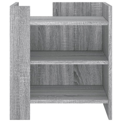 Bedside Cabinet Grey Sonoma 45x50x50 cm Engineered Wood