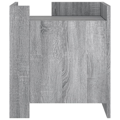 Bedside Cabinet Grey Sonoma 45x50x50 cm Engineered Wood