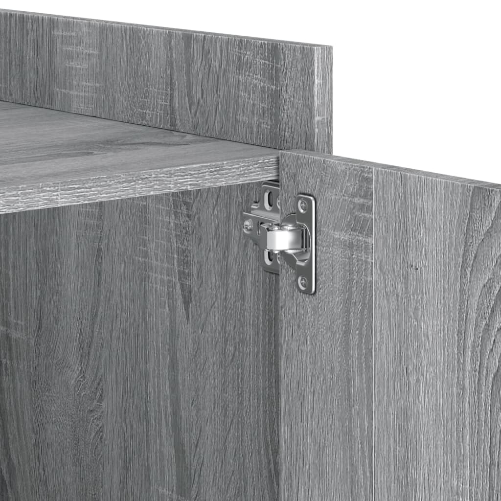 Bedside Cabinet Grey Sonoma 45x50x50 cm Engineered Wood