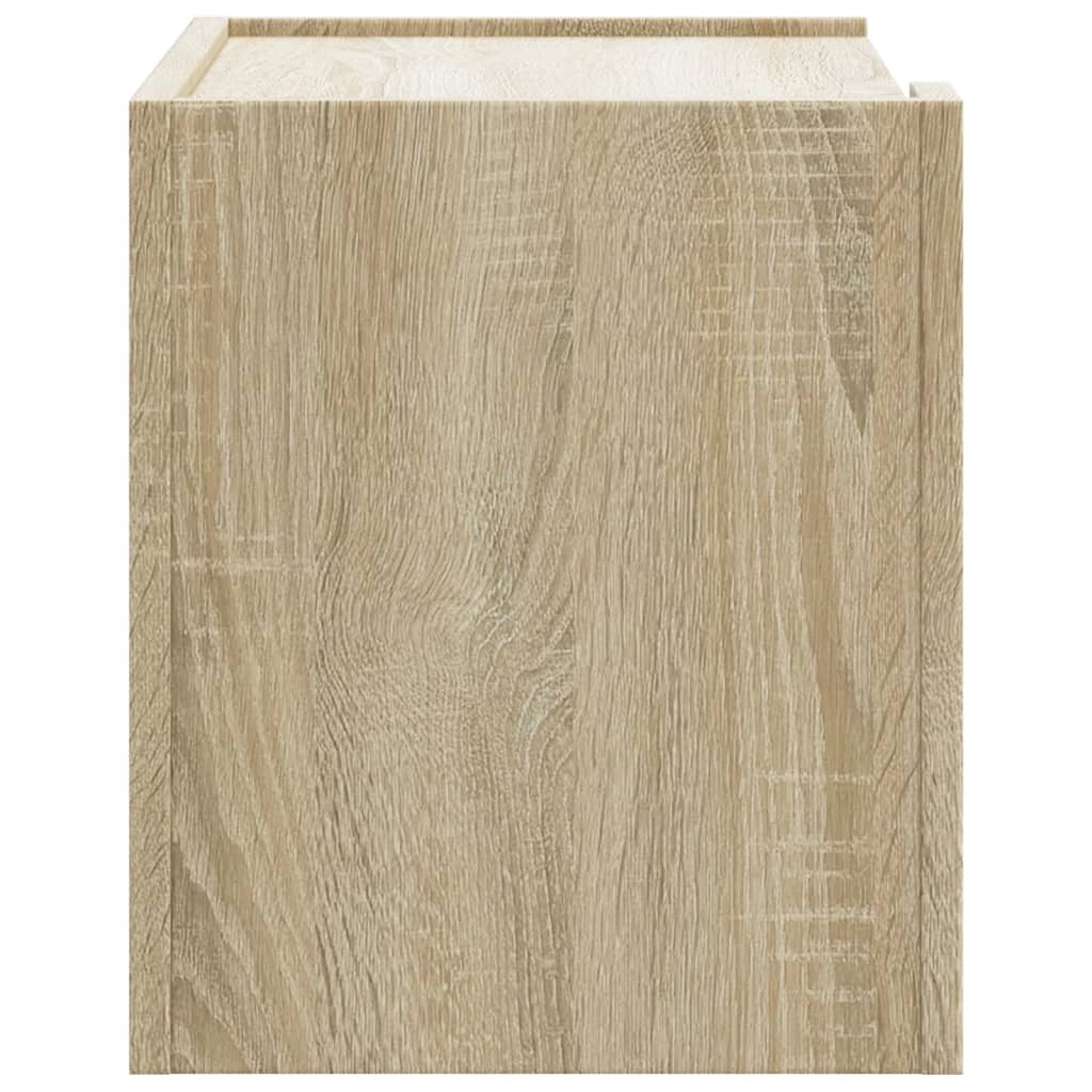 Wall-mounted Bedside Cabinet Sonoma Oak 45x30x35 cm