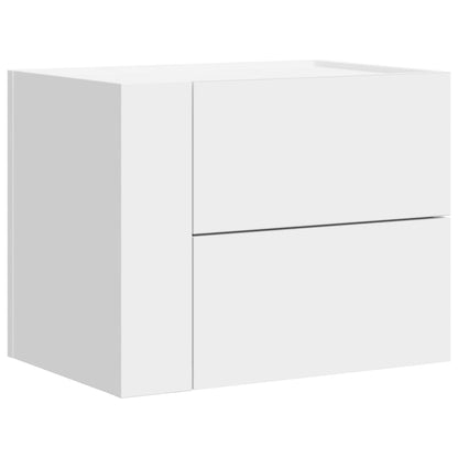 Wall-mounted Bedside Cabinet White 45x30x35 cm