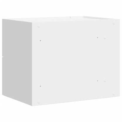 Wall-mounted Bedside Cabinet White 45x30x35 cm