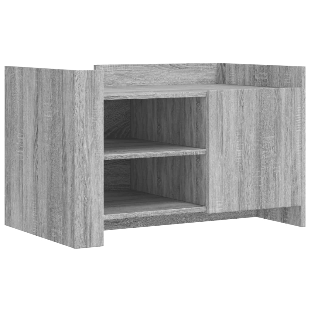 Coffee Table Grey Sonoma 80x50x50 cm Engineered Wood