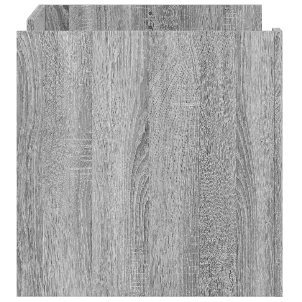 Coffee Table Grey Sonoma 80x50x50 cm Engineered Wood