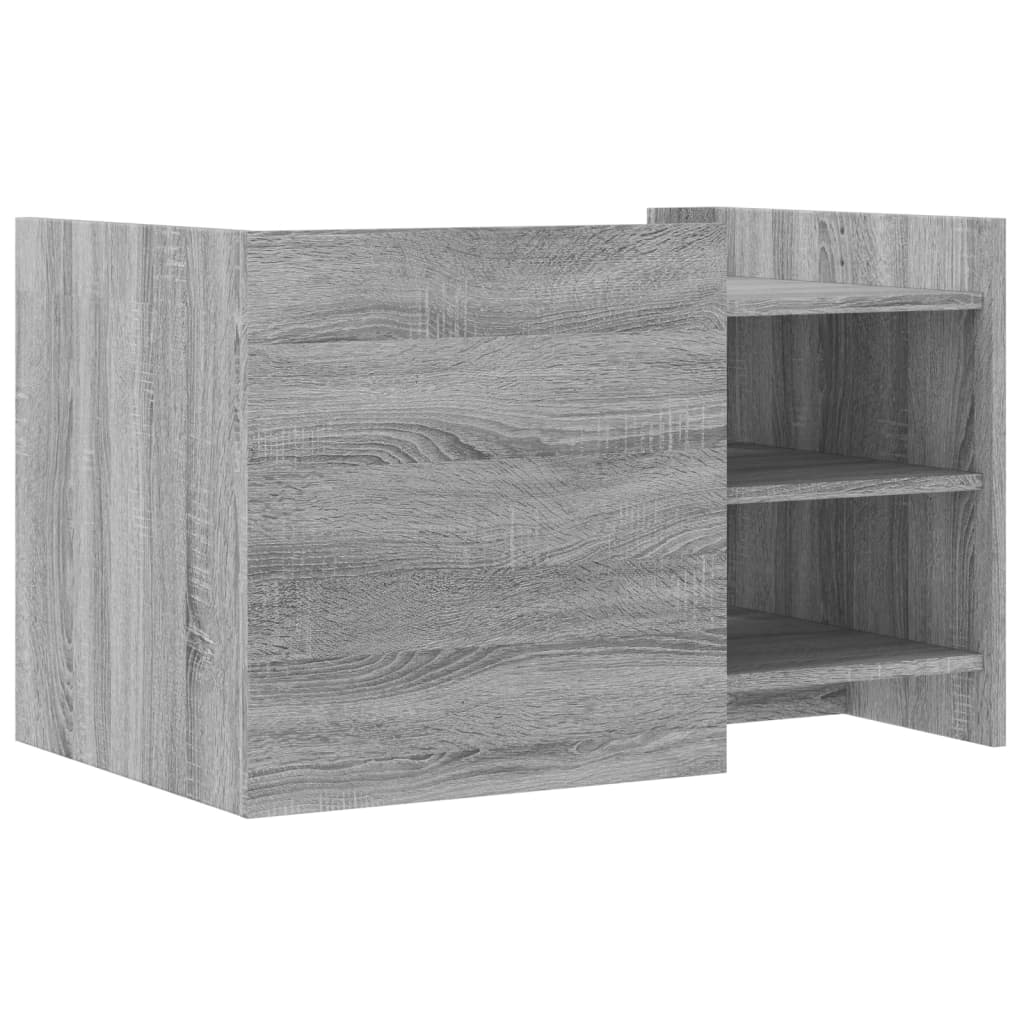 Coffee Table Grey Sonoma 80x50x50 cm Engineered Wood