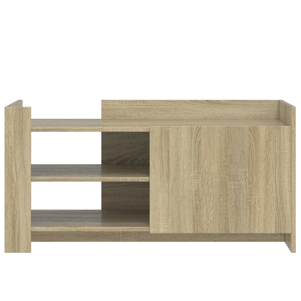 Coffee Table Sonoma Oak 100x50x50 cm Engineered Wood